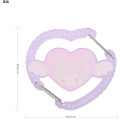 Japan Sanrio Multi Ring Plus with Clear Carabiner - Kuromi : Dreaming Angel - 2