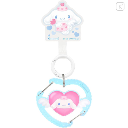 Japan Sanrio Multi Ring Plus with Clear Carabiner - Cinnamoroll : Dreaming Angel - 1