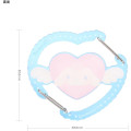 Japan Sanrio Multi Ring Plus with Clear Carabiner - Cinnamoroll : Dreaming Angel - 2