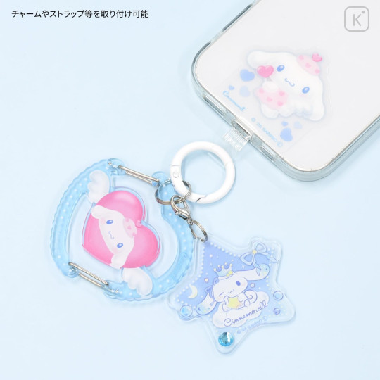 Japan Sanrio Multi Ring Plus with Clear Carabiner - Cinnamoroll : Dreaming Angel - 5