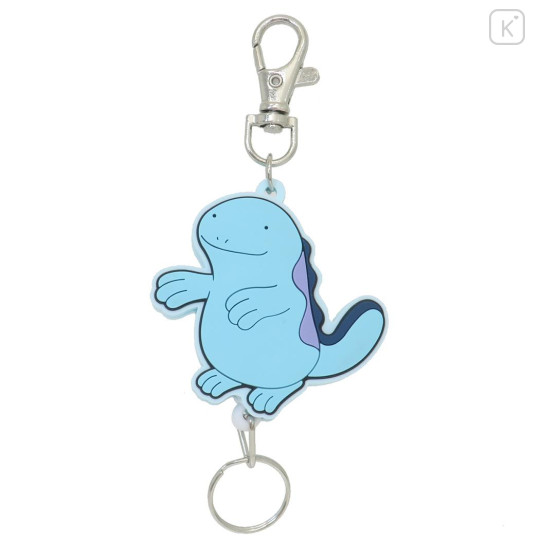 Japan Pokemon Rubber Reel Keychain - Quagsire - 1
