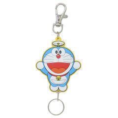Japan Doraemon Rubber Reel Keychain - Doraemon : Flying