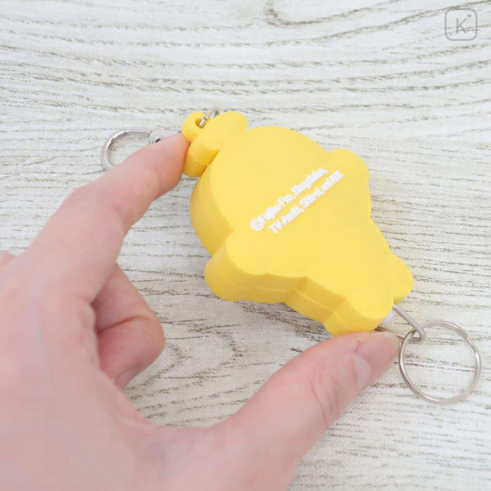 Japan Doraemon Rubber Reel Keychain - Doraemon : Flying - 2