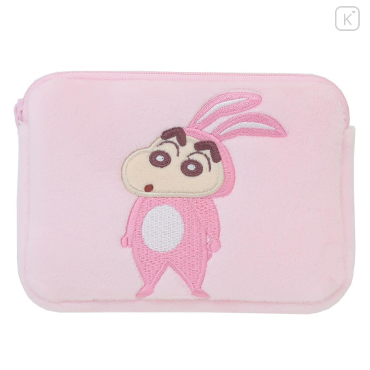 Japan Crayon Shin-chan Pouch & Tissue Case - Shinnosuke Nohara : Pink Rabbit - 1