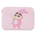 Japan Crayon Shin-chan Pouch & Tissue Case - Shinnosuke Nohara : Pink Rabbit - 1