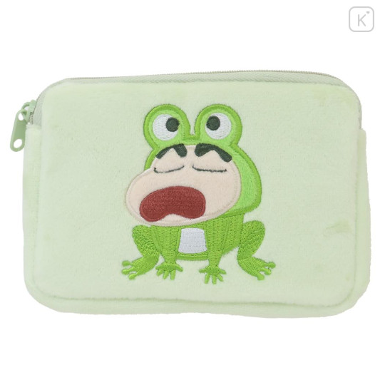 Japan Crayon Shin-chan Pouch & Tissue Case - Shinnosuke Nohara : Green Frog - 1