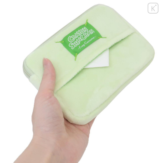 Japan Crayon Shin-chan Pouch & Tissue Case - Shinnosuke Nohara : Green Frog - 2