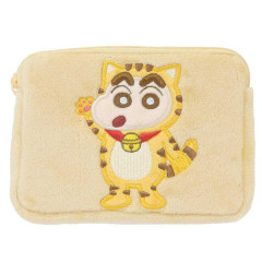 Japan Crayon Shin-chan Pouch & Tissue Case - Shinnosuke Nohara : Light Brown Cat