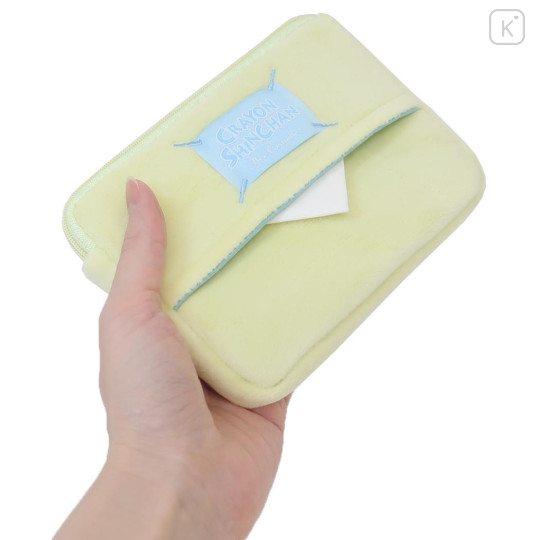 Japan Crayon Shin-chan Pouch & Tissue Case - Shinnosuke Nohara : Light Yellow Bee - 2