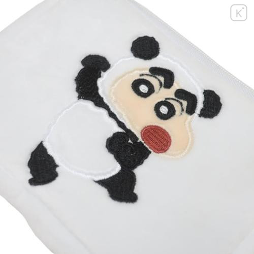 Japan Crayon Shin-chan Pouch & Tissue Case - Shinnosuke Nohara : White Panda - 4