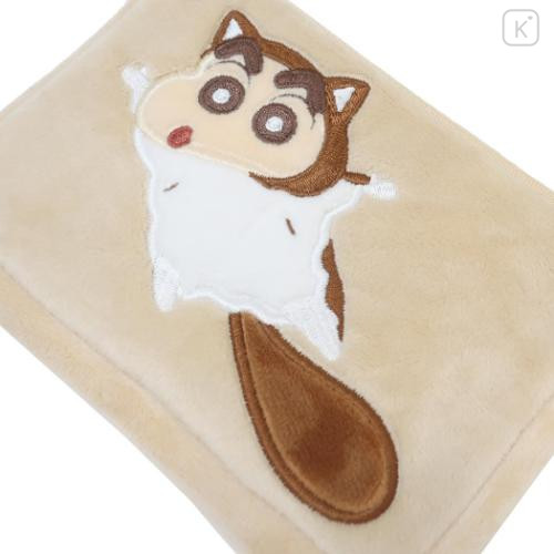 Japan Crayon Shin-chan Pouch & Tissue Case - Shinnosuke Nohara : Light Brown Flying Squirrel - 4