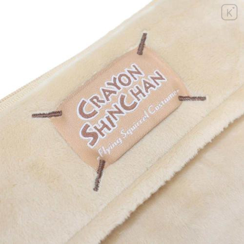Japan Crayon Shin-chan Pouch & Tissue Case - Shinnosuke Nohara : Light Brown Flying Squirrel - 5