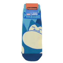 Japan Pokemon Men Socks - Snorlax : Relax Blue
