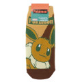 Japan Pokemon Socks - Pikachu : Smile Brown - 1