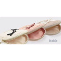 Japan Miffy Quilted Flat Mini Pouch - Miffy : My Favourite Ribbon Beige - 3