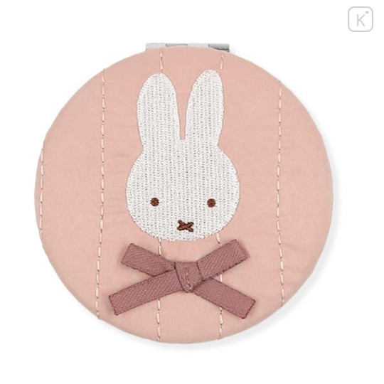 Japan Miffy 2-sided Compact Mirror - Miffy : My Favourite Ribbon Pink - 1