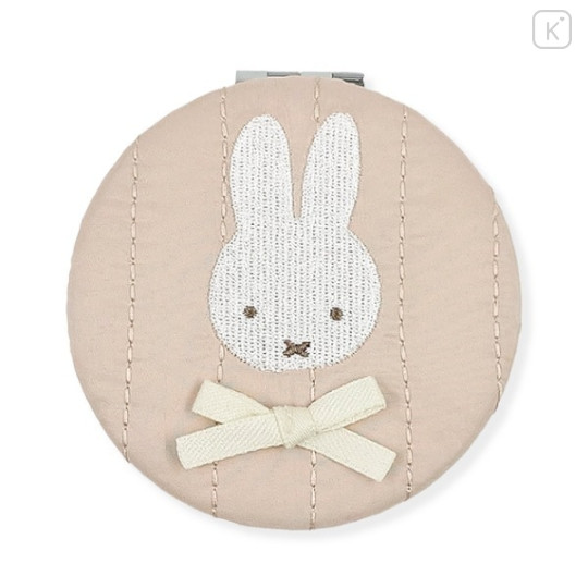 Japan Miffy 2-sided Compact Mirror - Miffy : My Favourite Ribbon Beige - 1