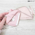 Japan Miffy Flat Mini Pouch - Miffy : My Favourite Ribbon Pink - 4
