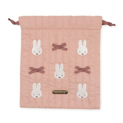 Japan Miffy Drawstring Bag - Miffy : My Favourite Ribbon Pink