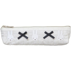 Japan Miffy Slim Pouch - Miffy : My Favourite Ribbon Ivory