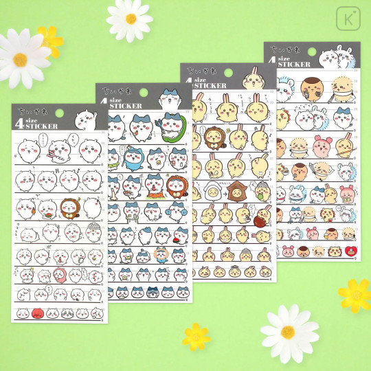 Japan Chiikawa 4 Size Sticker - Hachiware - 2