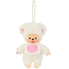 Japan Monchhichi Mascot Holder - Chamu Sleepy