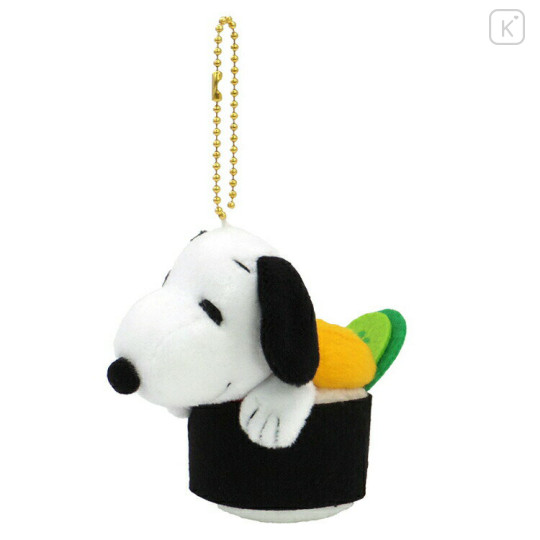 Japan Peanuts Mascot Holder - Snoopy : Urchin Gunkan Sushi - 1