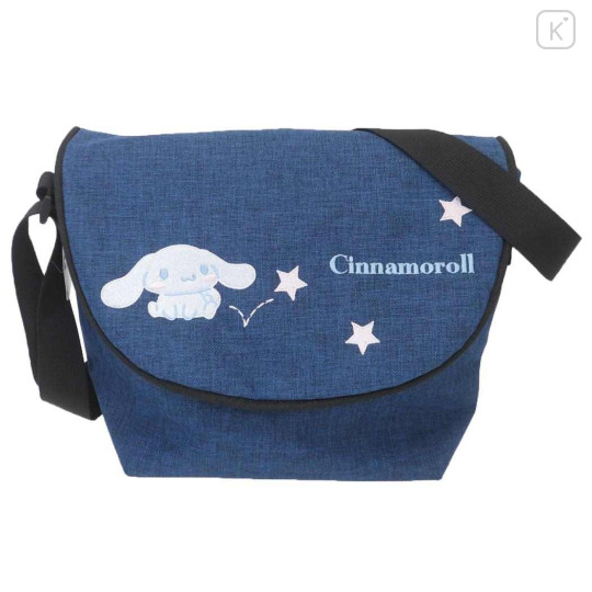 Japan Sanrio Shoulder Crossbody Bag - Cinnamoroll : Embroidery - 1