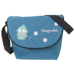 Japan Sanrio Shoulder Crossbody Bag - Hangyodon : Embroidery