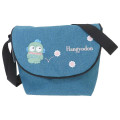 Japan Sanrio Shoulder Crossbody Bag - Hangyodon : Embroidery - 1
