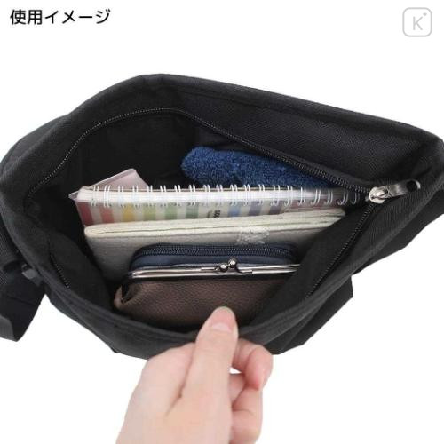 Japan Sanrio Shoulder Crossbody Bag - Hangyodon : Embroidery - 4