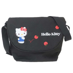 Japan Sanrio Shoulder Crossbody Bag - Hello Kitty : Embroidery