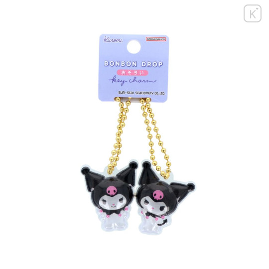 Japan Sanrio Acrylic Keychain Connecting Set - Kuromi : Bonbon Drop Crystal - 1