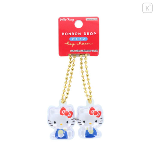 Japan Sanrio Acrylic Keychain Connecting Set - Hello Kitty : Bonbon Drop Crystal - 1
