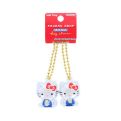 Japan Sanrio Acrylic Keychain Connecting Set - Hello Kitty : Bonbon Drop Crystal