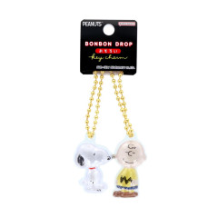 Japan Peanuts Acrylic Keychain Connecting Set - Snoopy & Charlie Bonbon Drop Crystal