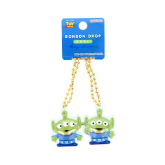 Japan Disney Acrylic Keychain Connecting Set - Toy Story Little Green Men Aliens : Bonbon Drop Crystal