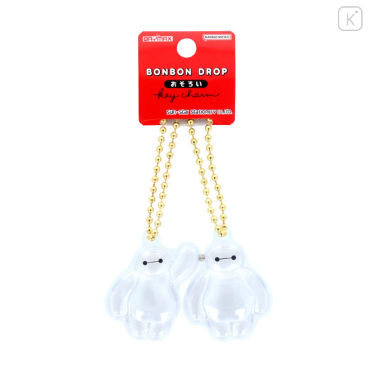 Japan Disney Acrylic Keychain Connecting Set - Baymax : Bonbon Drop Crystal - 1