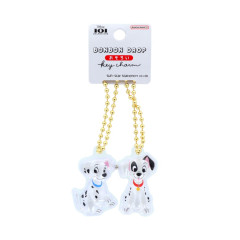 Japan Disney Acrylic Keychain Connecting Set - 101 Dalmatians : Bonbon Drop Crystal