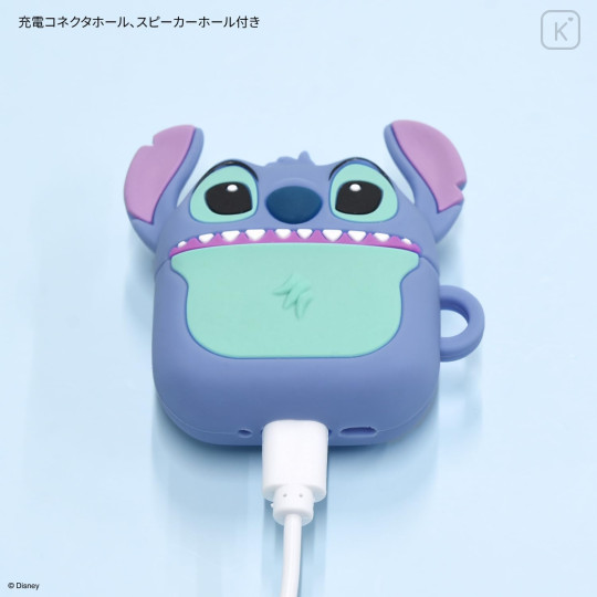 Japan Disney AirPods 4 Silicone Case - Stitch - 4