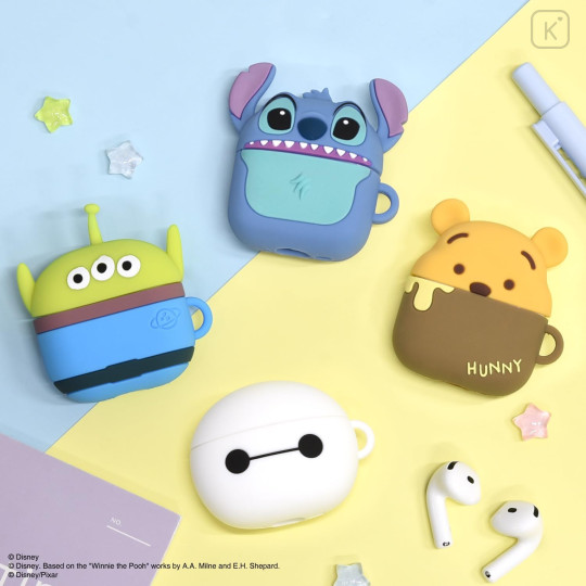 Japan Disney AirPods 4 Silicone Case - Stitch - 7
