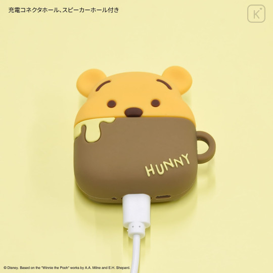 Japan Disney AirPods 4 Silicone Case - Pooh - 4