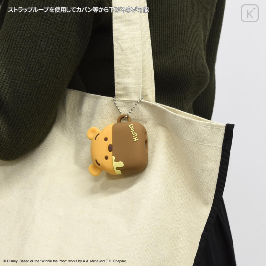 Japan Disney AirPods 4 Silicone Case - Pooh - 6