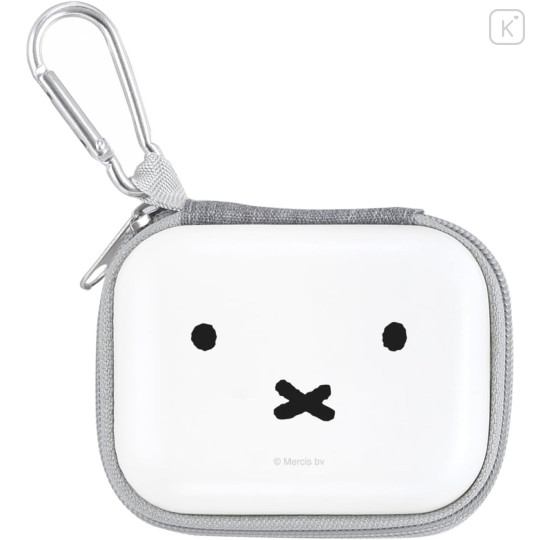 Japan Miffy Compact Gadget Pouch - Miffy : Face - 1