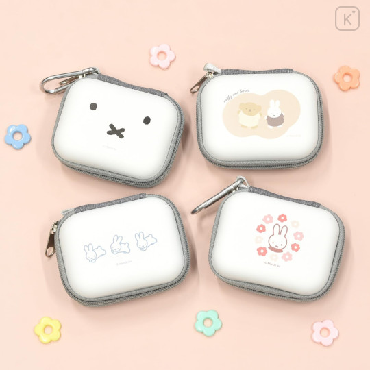 Japan Miffy Compact Gadget Pouch - Miffy : Face - 7
