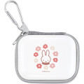 Japan Miffy Compact Gadget Pouch - Miffy : Flower - 1