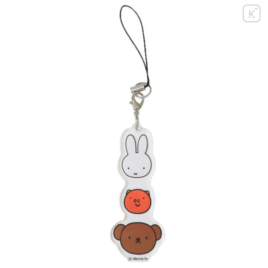 Japan Miffy Acrylic Strap - Boris & Miffy & Poppy - 1