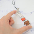 Japan Miffy Acrylic Strap - Boris & Miffy & Poppy - 2