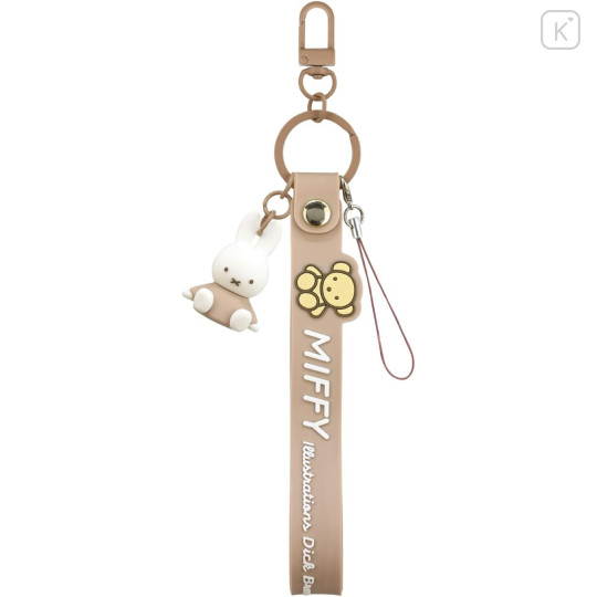 Japan Miffy 3D Mascot Hand Strap - Miffy - 1
