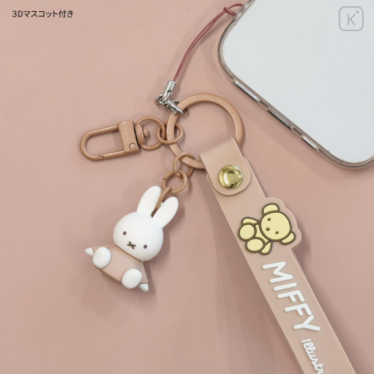 Japan Miffy 3D Mascot Hand Strap - Miffy - 5